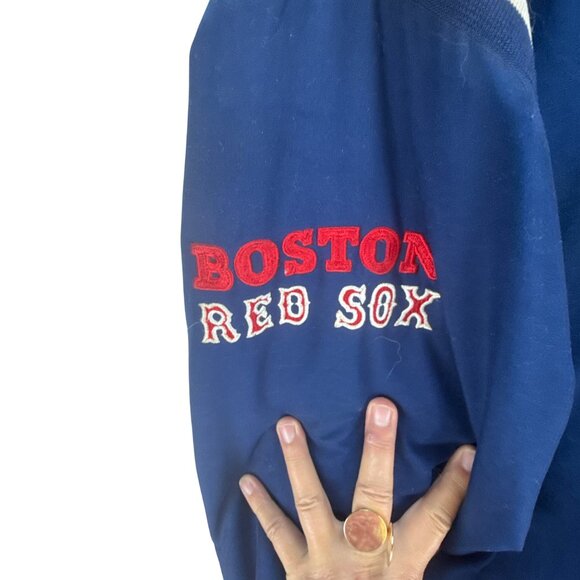 Vintage Boston Red Sox Jacket MLB 90s Starter Bomber Mens Large USA - Picture 8 of 9